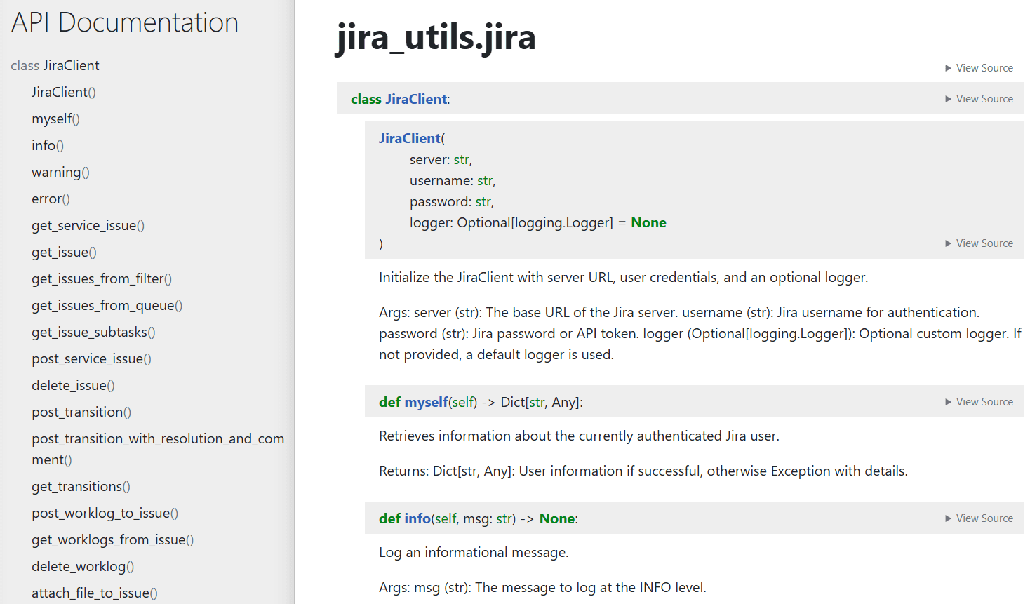 Custom Jira Module