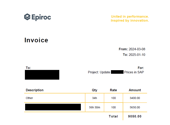Invoice Automation